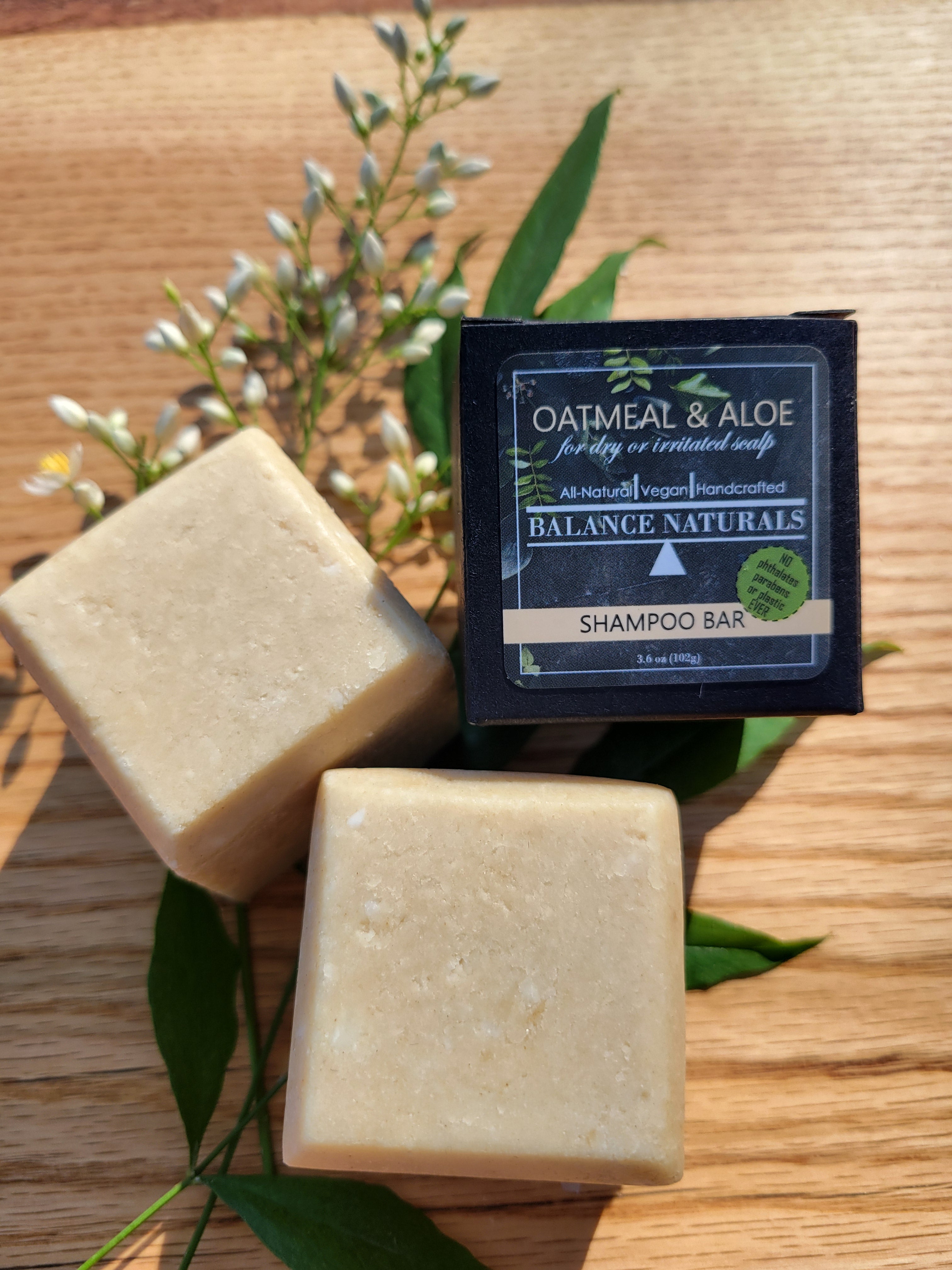 Oatmeal Aloe Shampoo Bar best bar shampoo for scalp