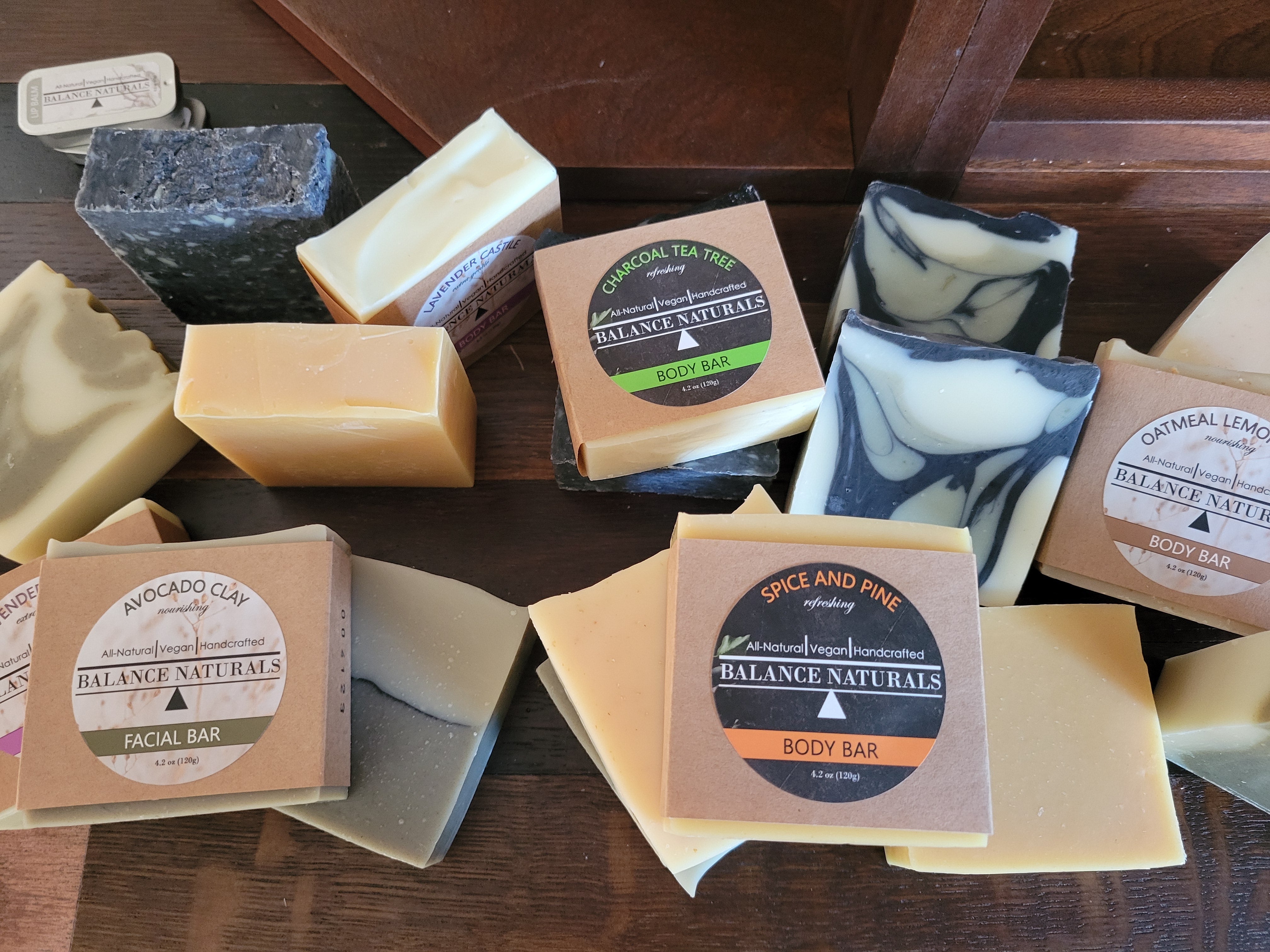 hand made soaps in eco friendly packaging