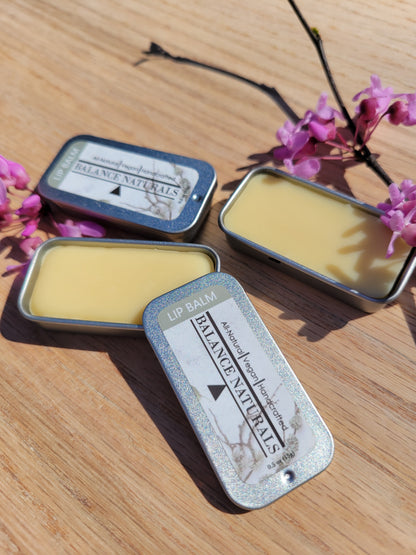 natural lip balms in eco friendly packaging