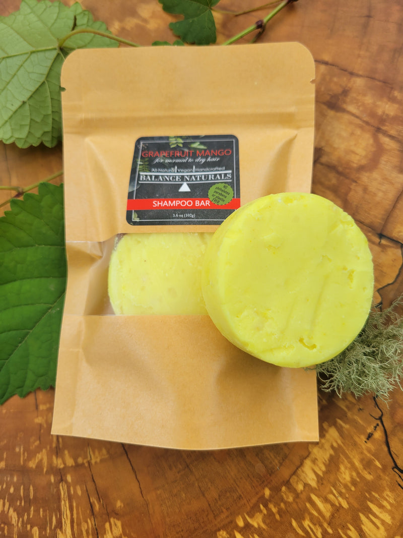 conditioning shampoo bar in eco friendly packaging