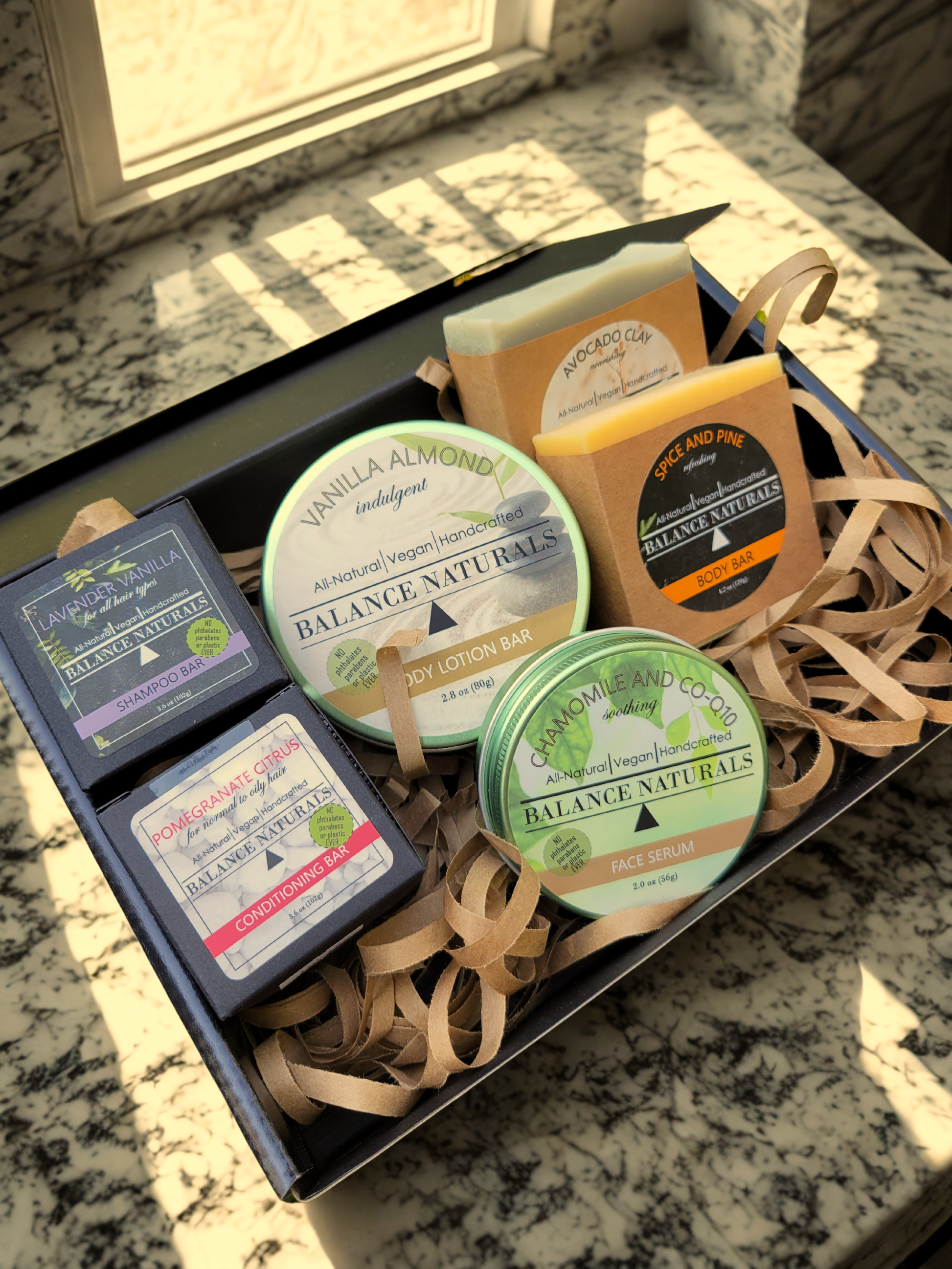 skincare natural products in eco friendly packaging
